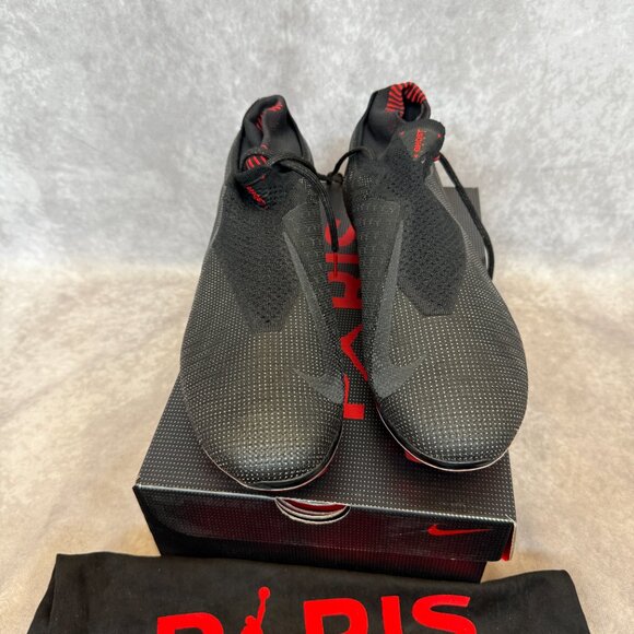 Phantom Vision Elite DF SE FG Jordan X PSG Soccer Cleat in Black and Red main image 7